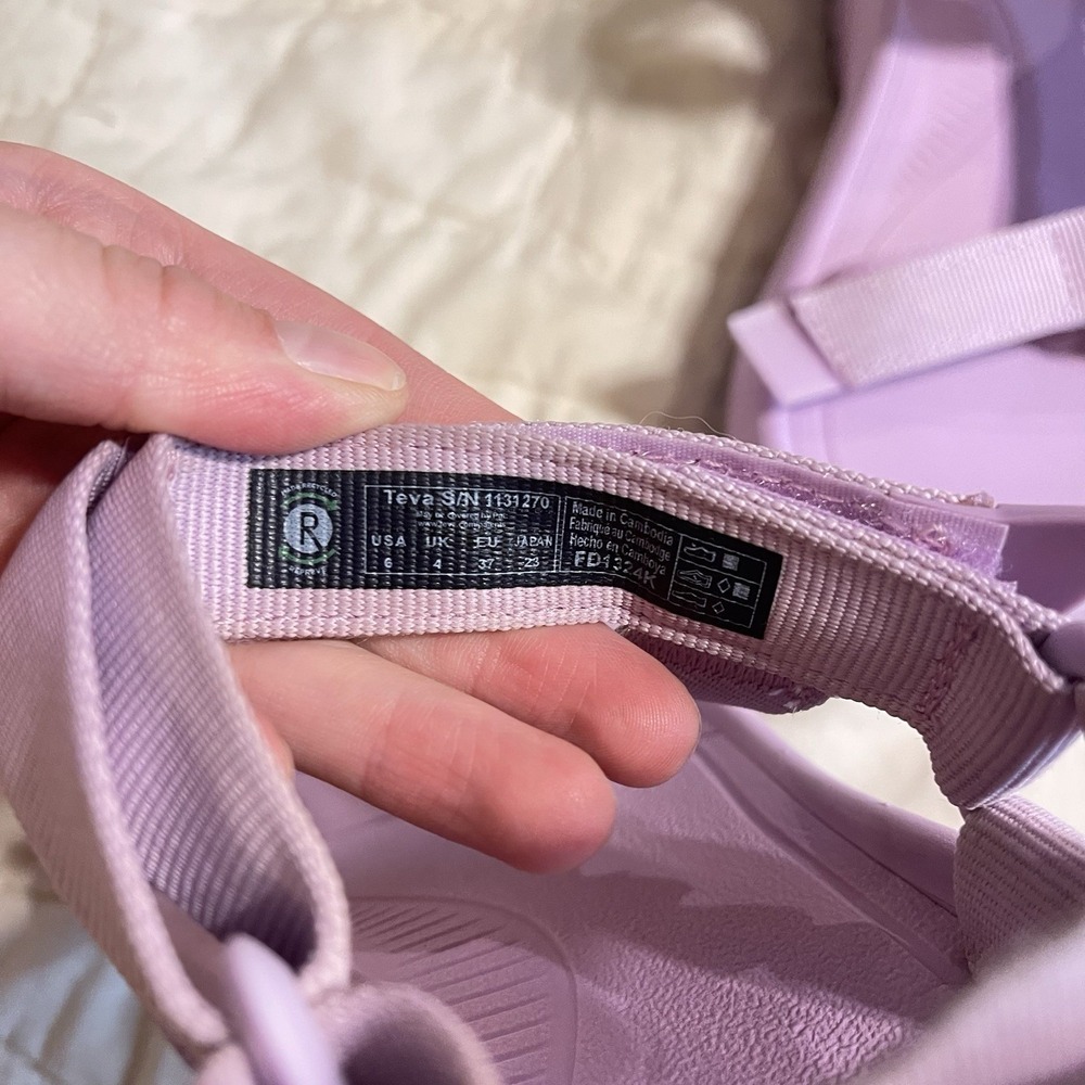 Teva Women 6 Hurricane XLT2 Ampsole Strap Sandal Purple Pink Platform Slingback - Picture 7 of 7